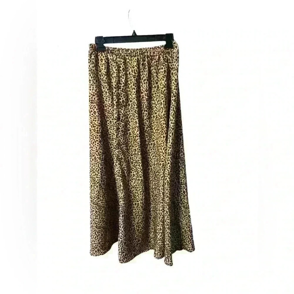 🟣SHEIN Unity Leopard Skirt with Tassel Tie and Split Thigh – Size Medium - Picture 3 of 4